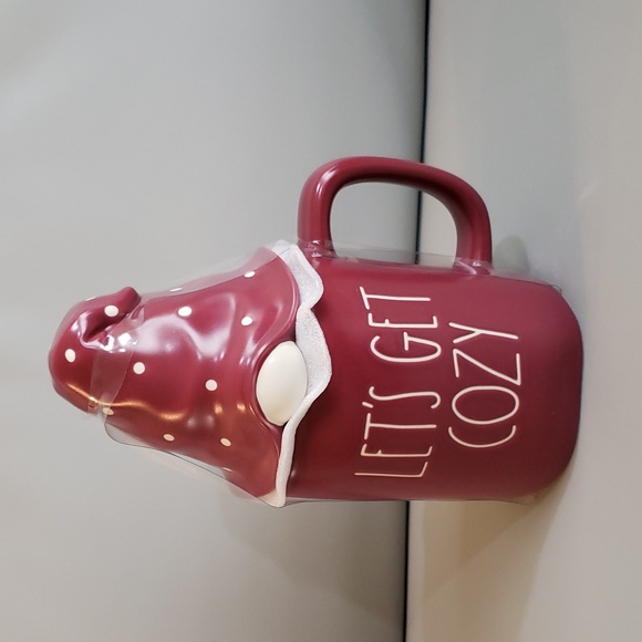 Rae Dunn “Let's get cozy" with gnome hat lid NWT - Picture 1 of 5